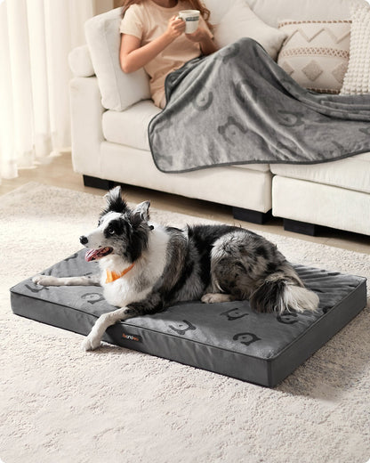 L Orthopedic Dog Bed for Dog Crate Dove Grey - image 9