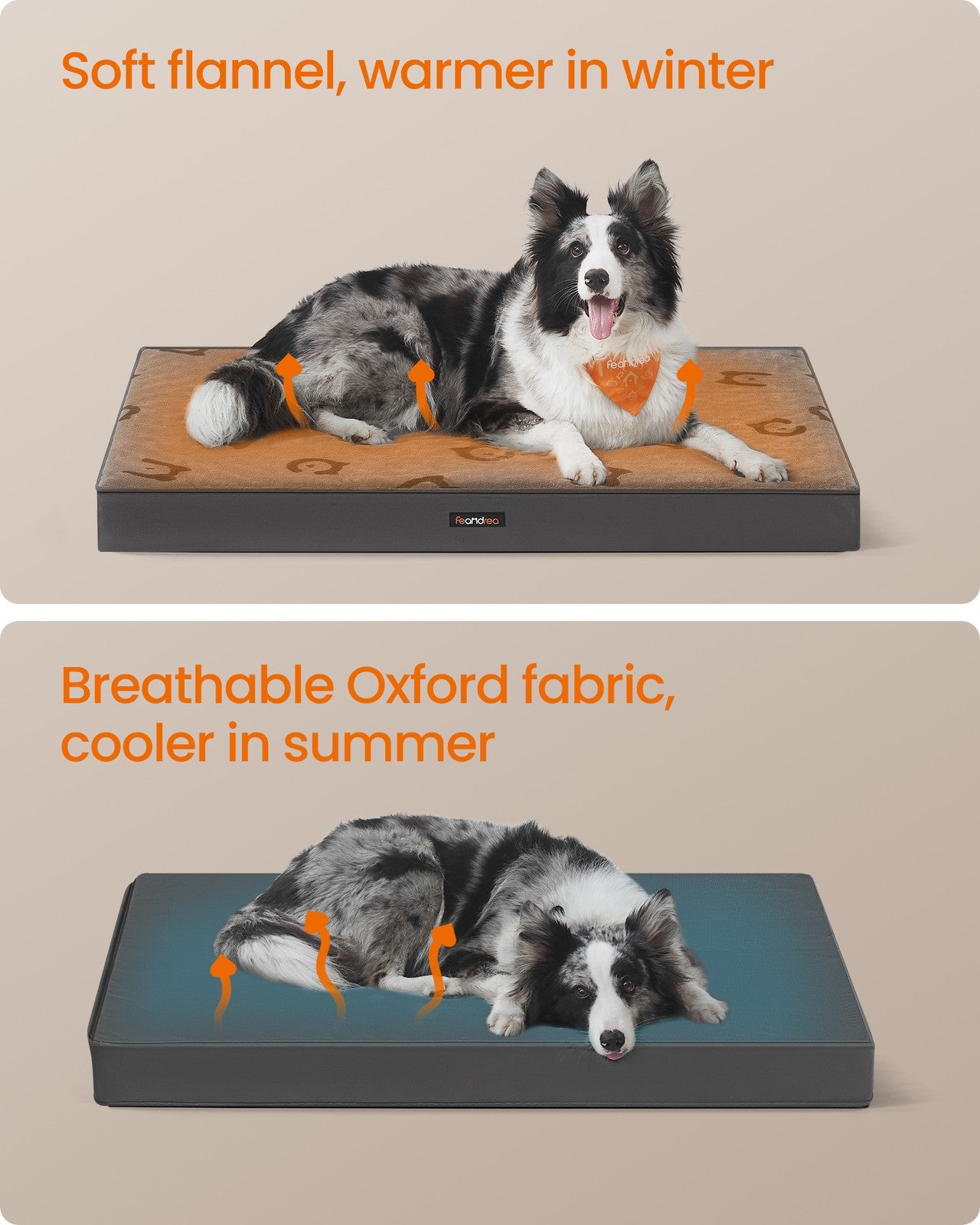 L Orthopedic Dog Bed for Dog Crate Dove Grey - image 10