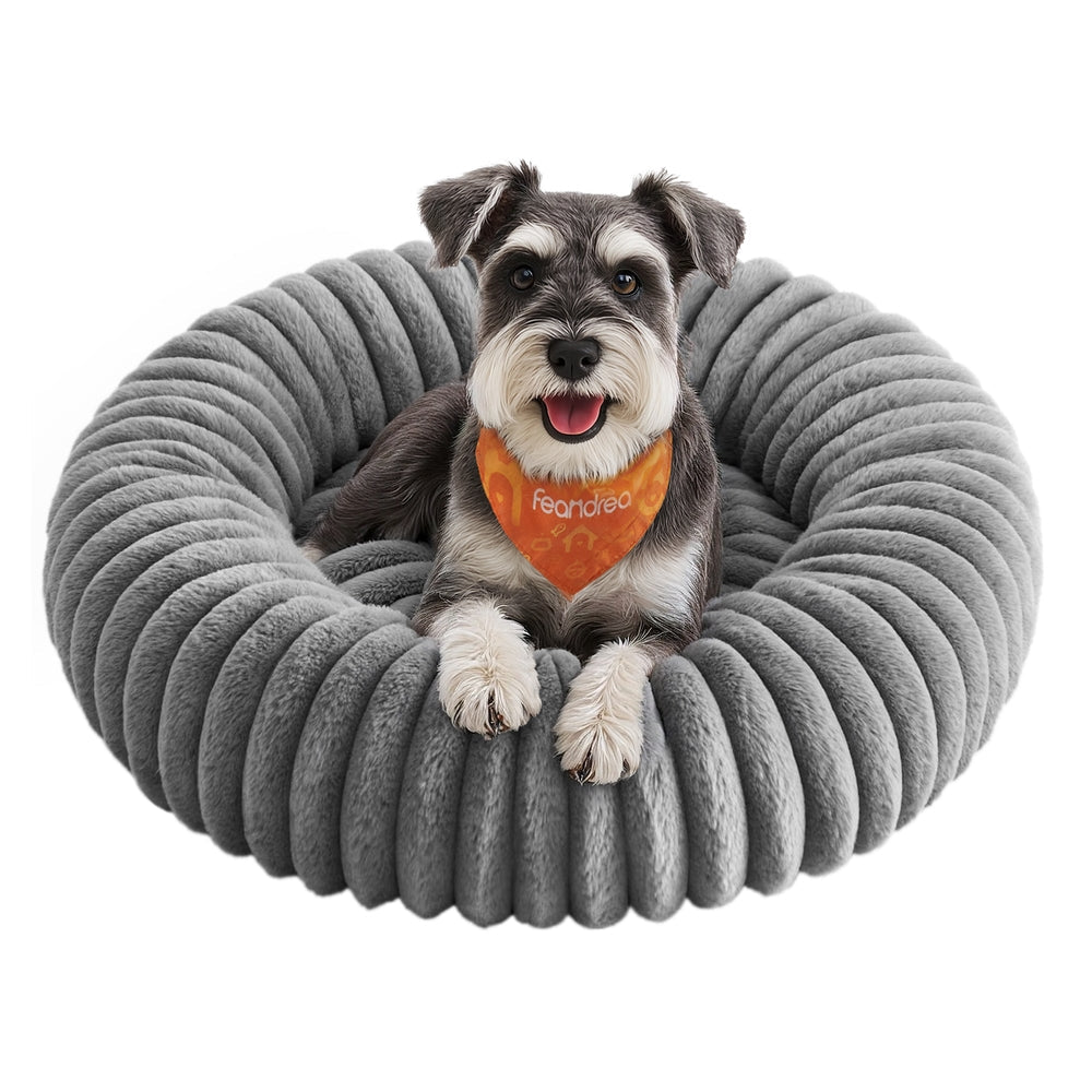 Dog Bed Small Cat Bed with Soft Padding 50 cm Dove Grey - image 13