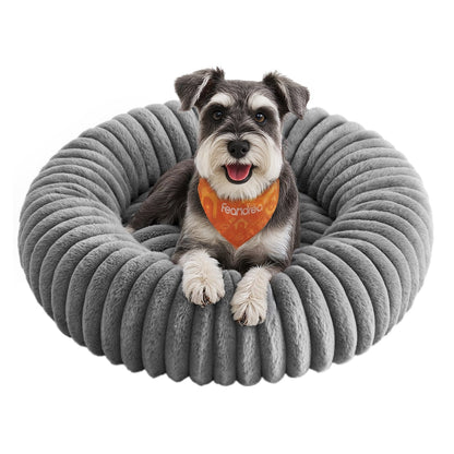 Dog Bed Small Cat Bed with Soft Padding 50 cm Dove Grey - image 13