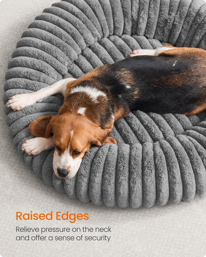 Dog Bed Small Cat Bed with Soft Padding 50 cm Dove Grey - image 22