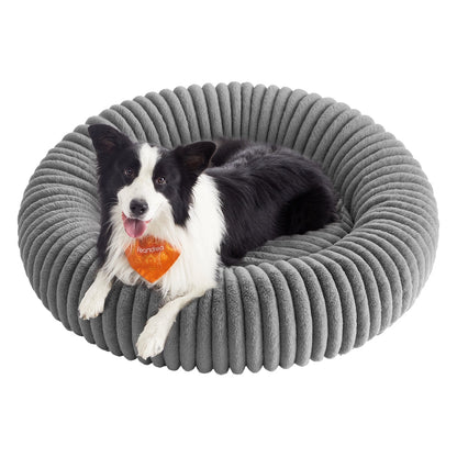 Dog Bed Small Cat Bed with Soft Padding 50 cm Dove Grey - image 25