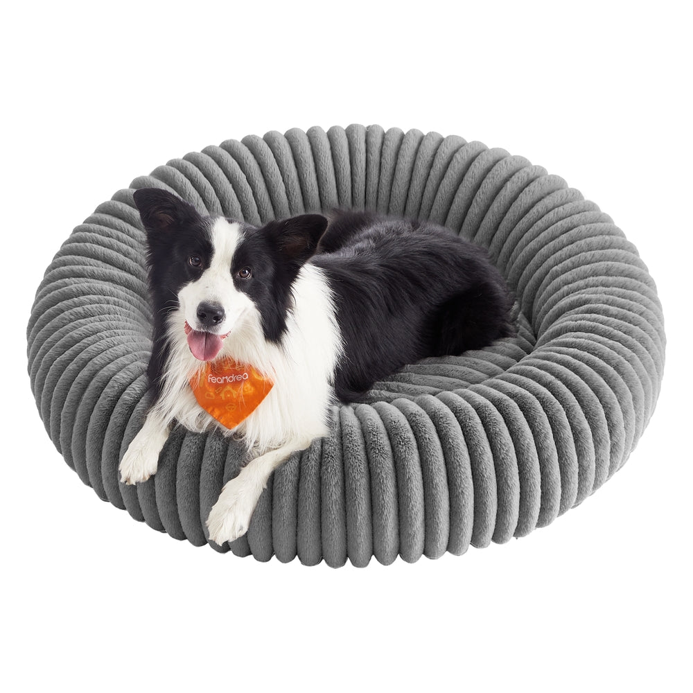 Dog Bed Medium Cat Bed with Soft Padding 60 cm Dove Grey - image 19