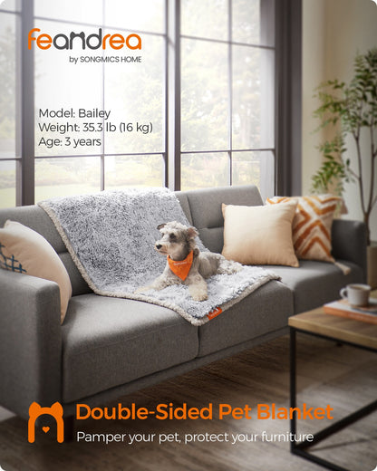 Waterproof Dog Blanket Grey Ombré M - image 2