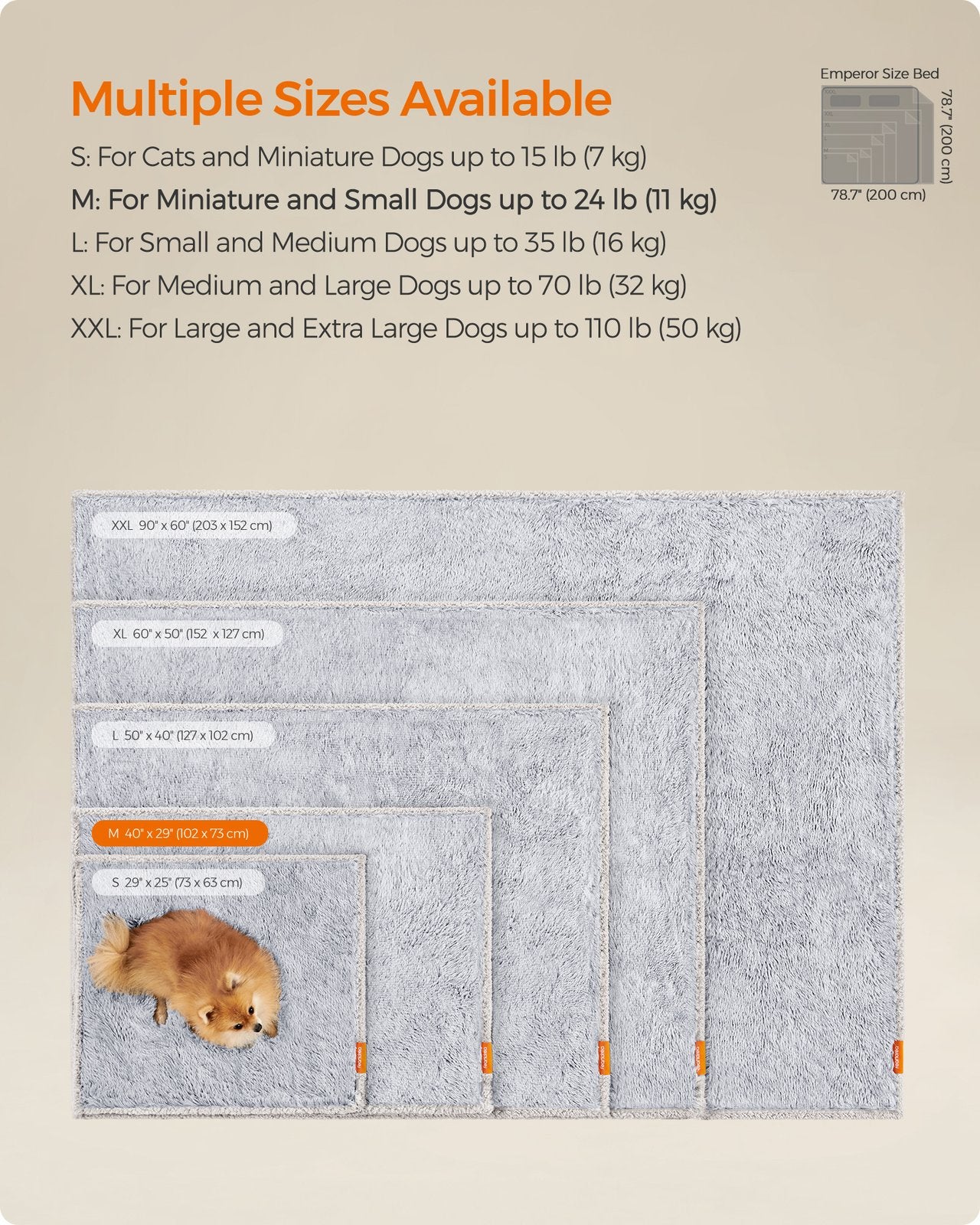 Waterproof Dog Blanket Grey Ombré M - image 7