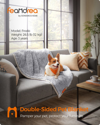 Waterproof Dog Blanket Grey Ombré M - image 9