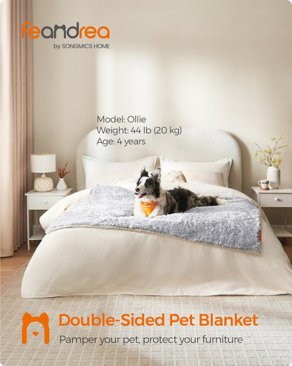 Waterproof Dog Blanket Grey Ombré M - image 16