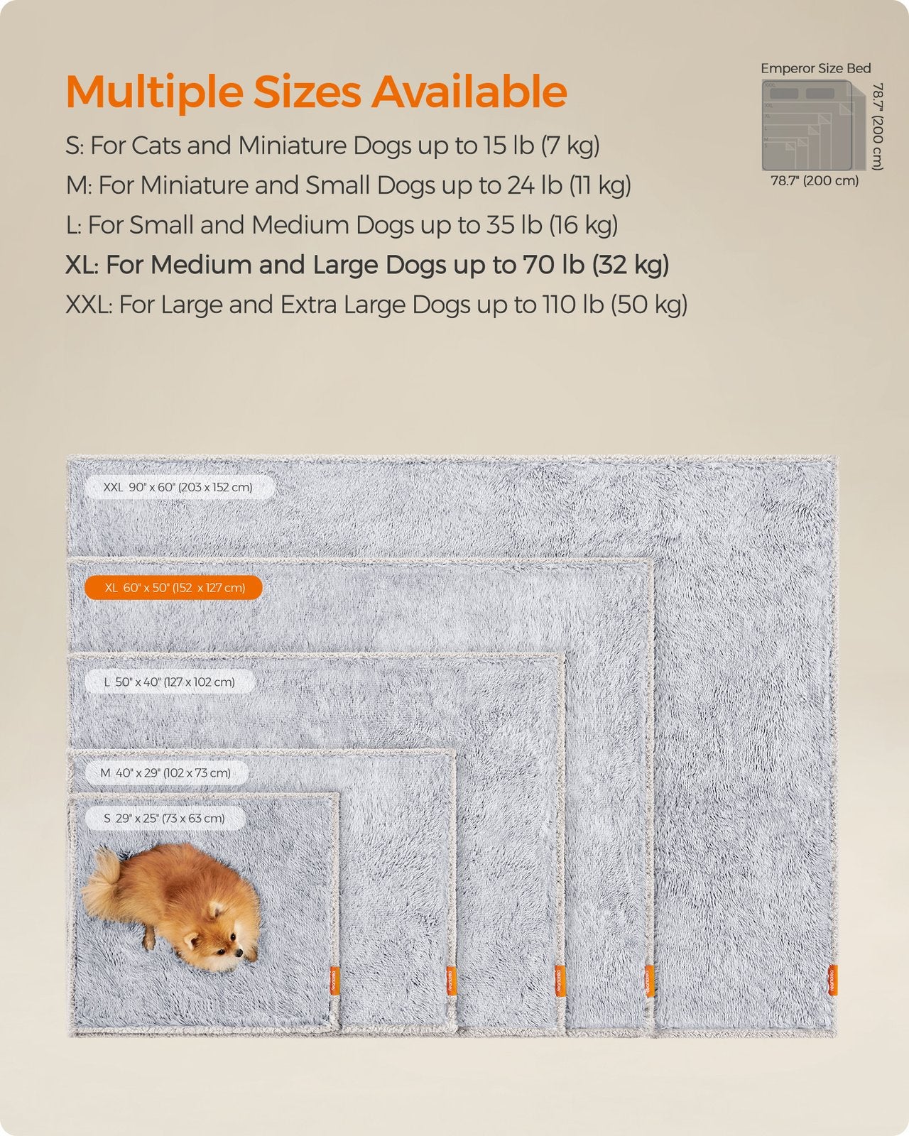 Waterproof Dog Blanket Grey Ombré M - image 21
