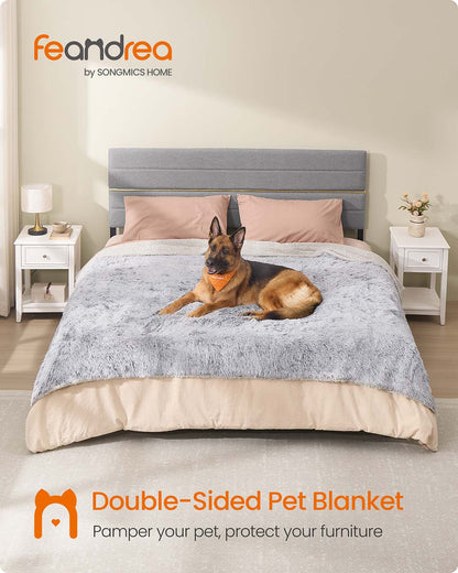 Waterproof Dog Blanket Grey Ombré M - image 30