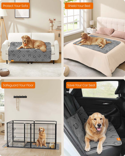 Waterproof Dog Blanket for Large Dogs 178 x 76 cm Dove Grey - image 16