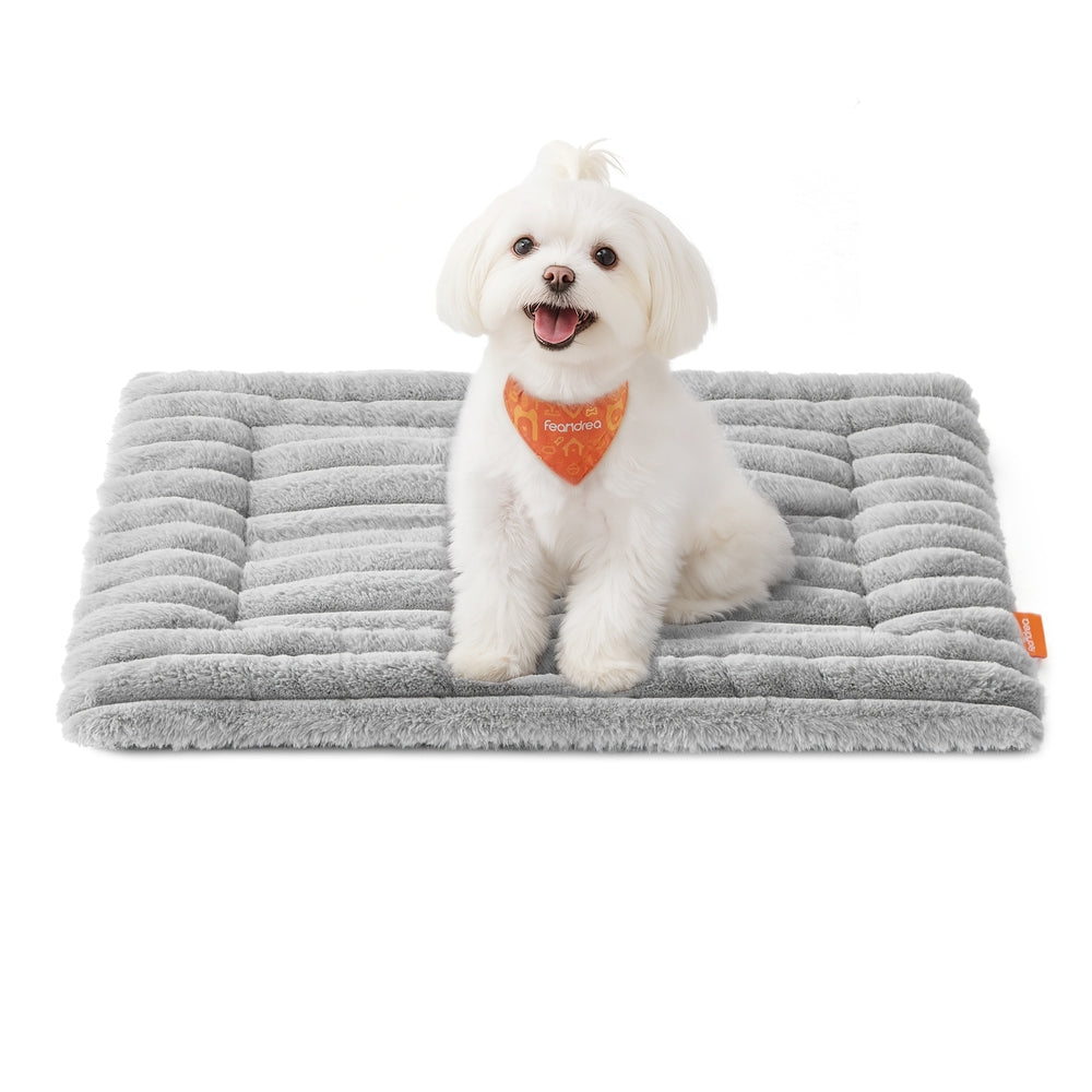 Dog Bed Mat 60 x 45 cm Pet Blanket for Dogs and Cats Dove Grey - image 1
