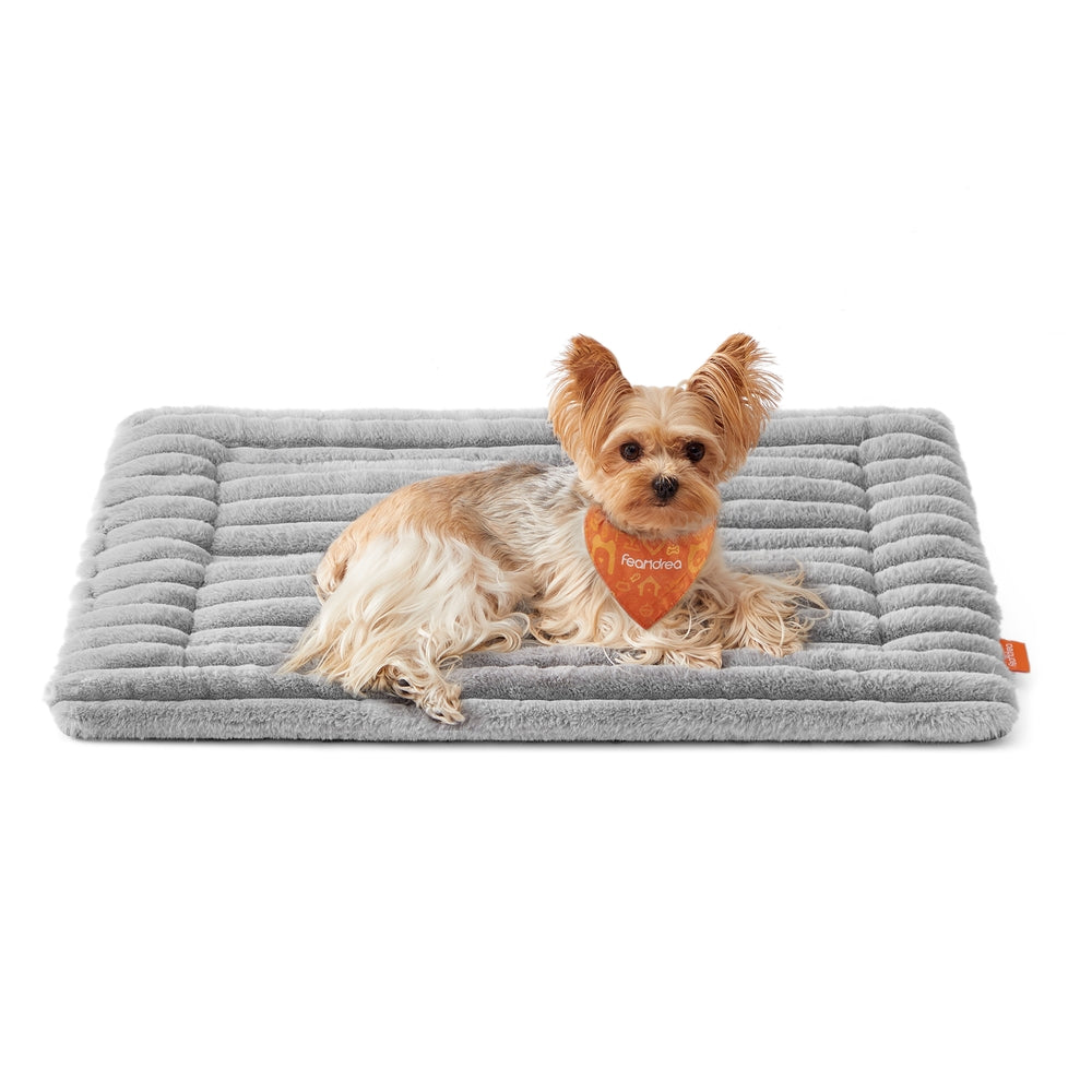 Dog Bed Mat 75 x 50 cm Pet Blanket for Dogs and Cats Dove Grey - image 1