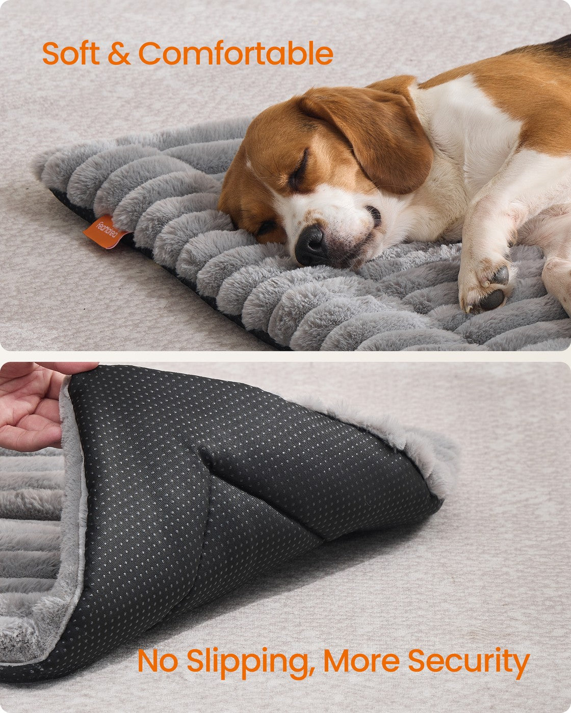 Dog Bed Mat 75 x 50 cm Pet Blanket for Dogs and Cats Dove Grey - image 10