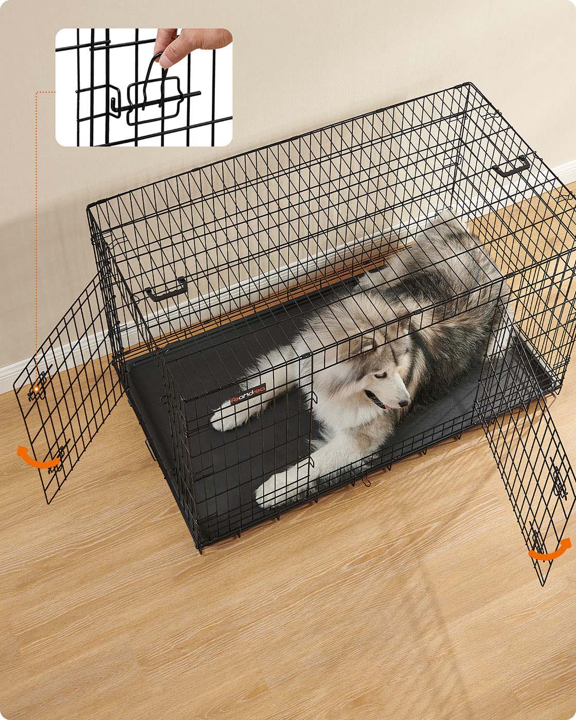 2 Doors Puppy Cage - image 3