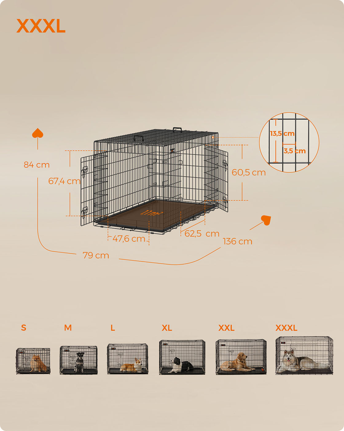 2 Doors Puppy Cage - image 4