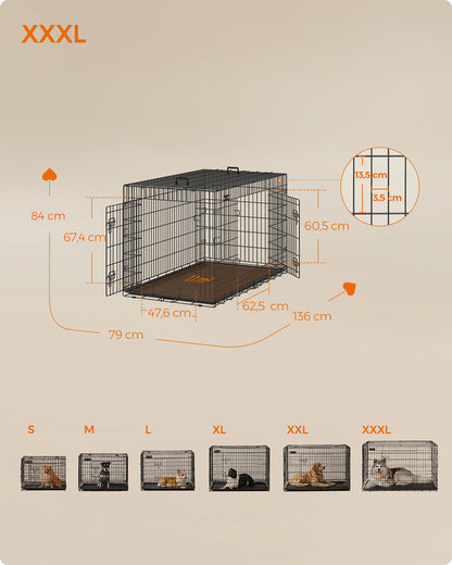 2 Doors Puppy Cage - image 4