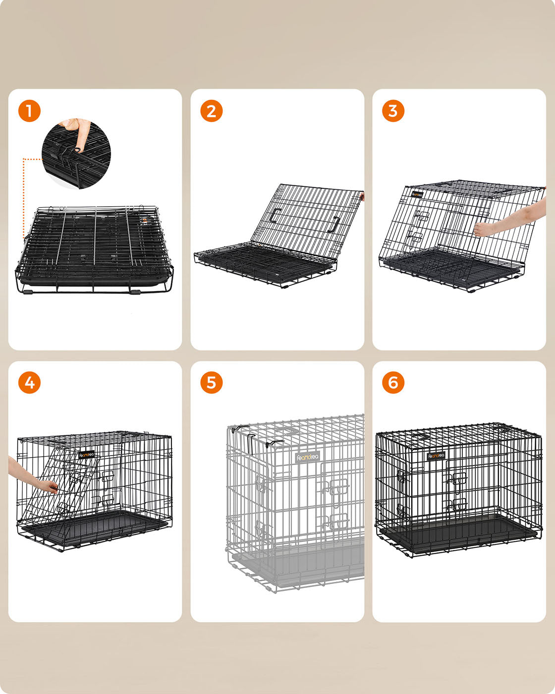 2 Doors Puppy Cage - image 5