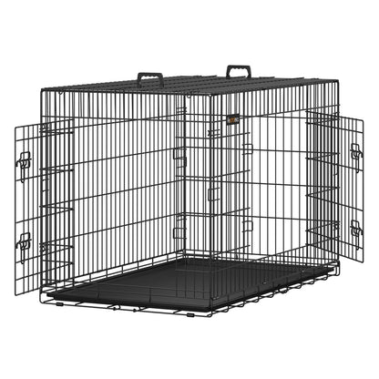 Folding Metal Puppy Cage - image 1