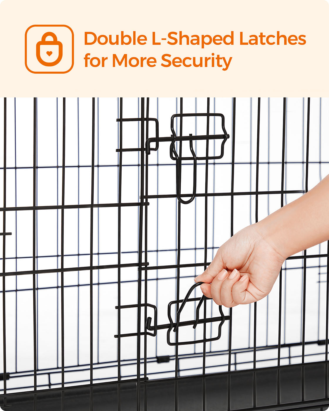 Folding Metal Puppy Cage - image 9