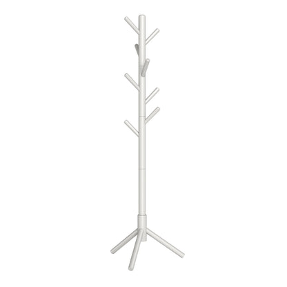 Standing Coat Rack, Solid Wood Tree-Shaped Coat Rack with 8 Hooks, 3 Height Options - image 24