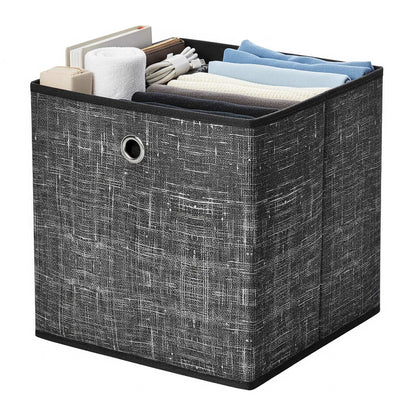 Foldable Storage Boxes, Set of 6 Fabric Boxes, 30 x 30 x 30 cm - image 7