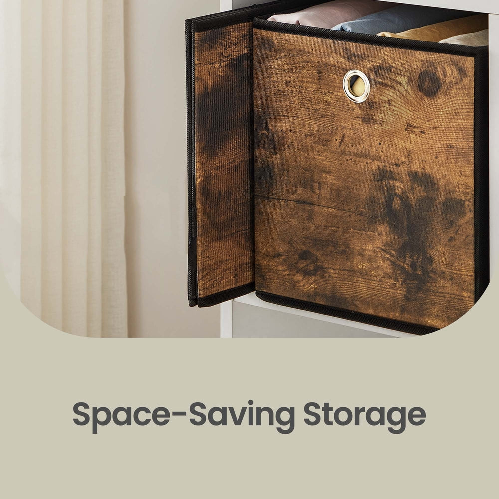 Storage Cubes, Set of 6 Storage Bins with Handle, Fabric Storage Boxes - image 6