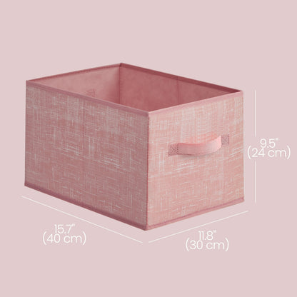 30 cm High Collapsible Storage Boxes Set of 3 Cattail Grey - image 21