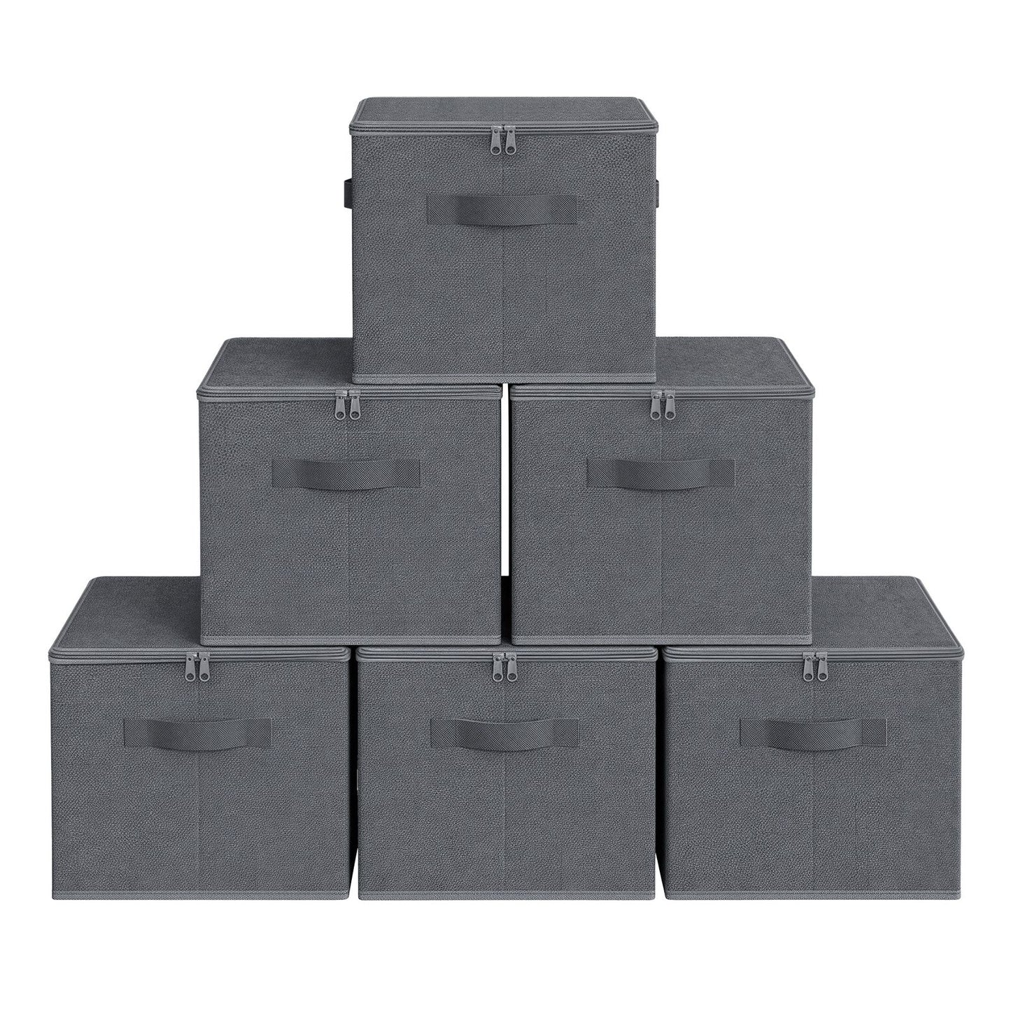 Foldable Storage Organiser Boxes, Set of 3 Storage Basket Bins with Handles, Clothes Organiser - image 35
