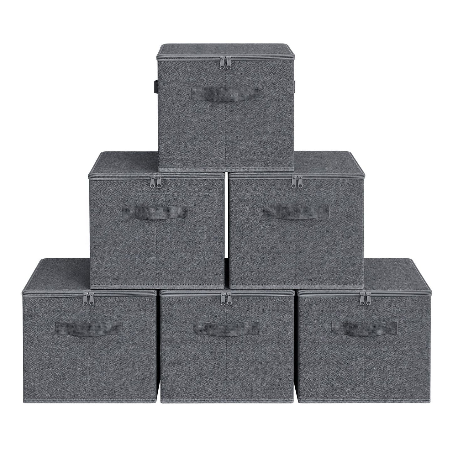 Foldable Storage Organiser Boxes, Set of 3 Storage Basket Bins with Handles, Clothes Organiser - image 34
