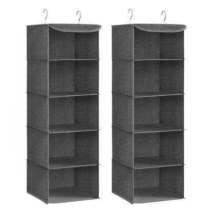 Set of 2 Hanging Wardrobe Storage Organisers - image 1