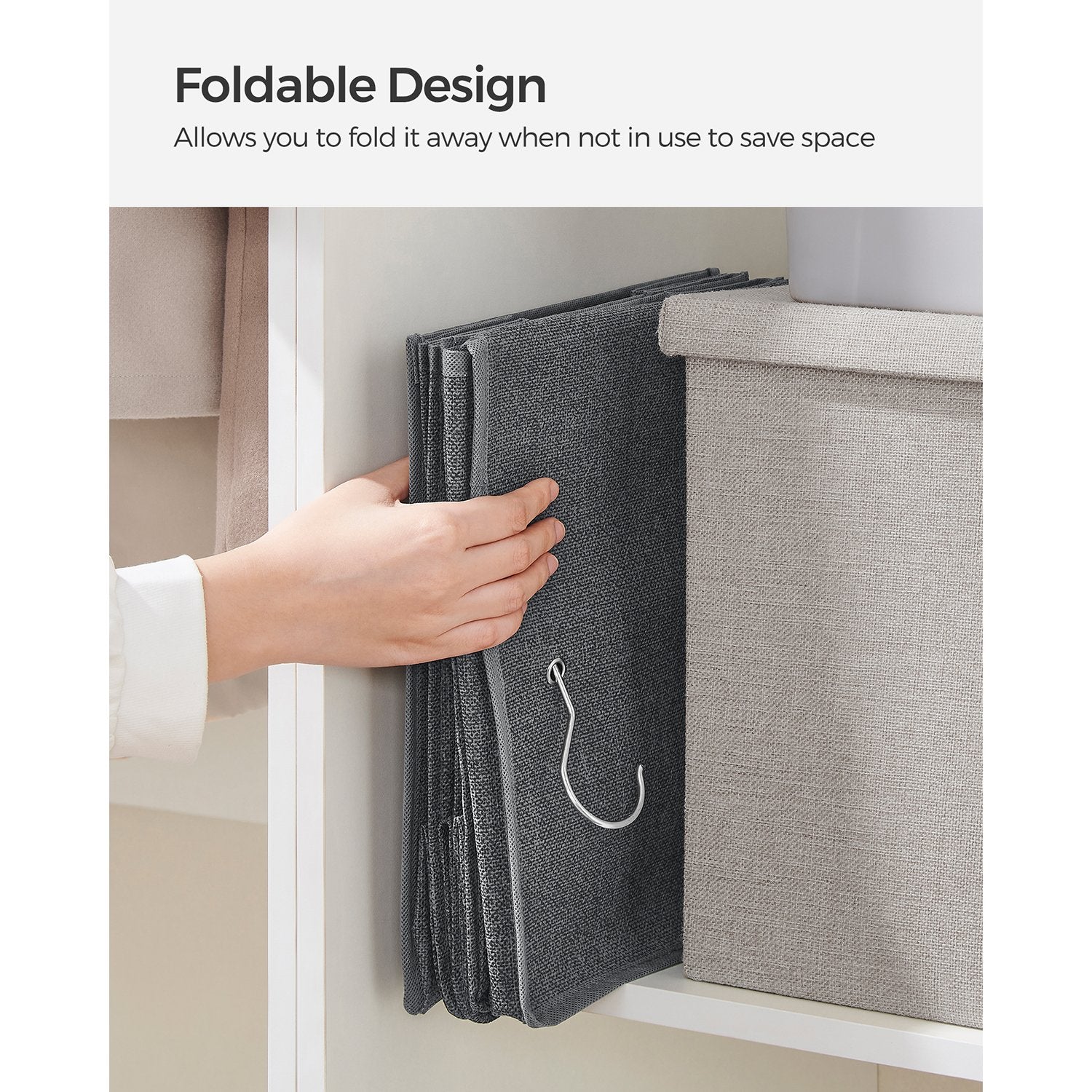 Set of 2 Hanging Wardrobe Storage Organisers - image 10