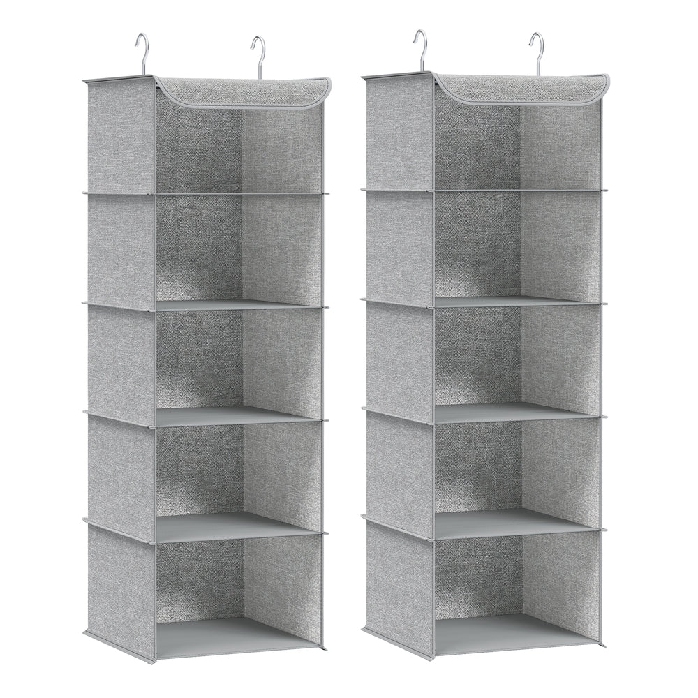 Set of 2 Hanging Wardrobe Storage Organisers - image 11