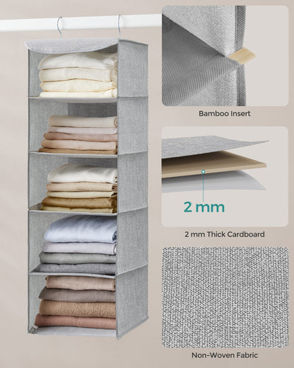 Set of 2 Hanging Wardrobe Storage Organisers - image 15