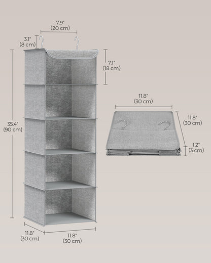 Set of 2 Hanging Wardrobe Storage Organisers - image 17
