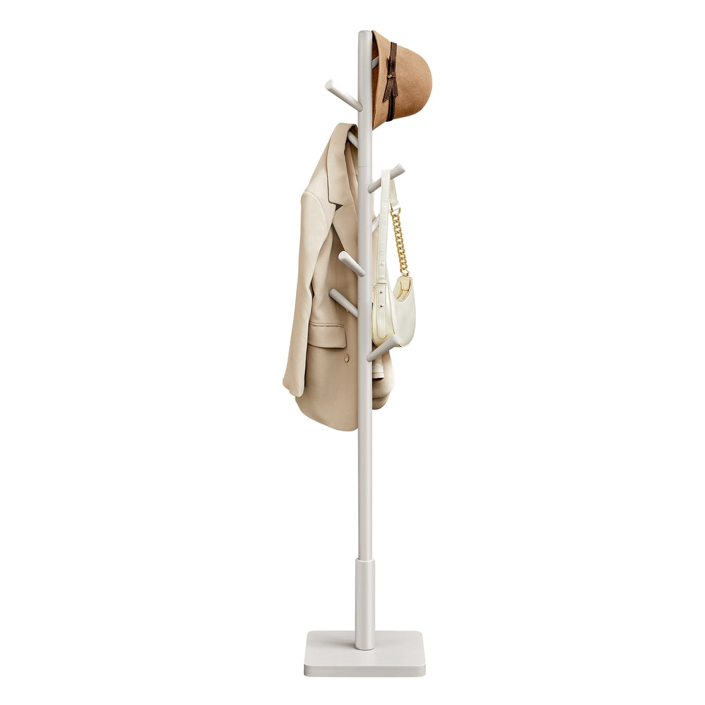 White Coat Stand with 8 Hooks - image 12