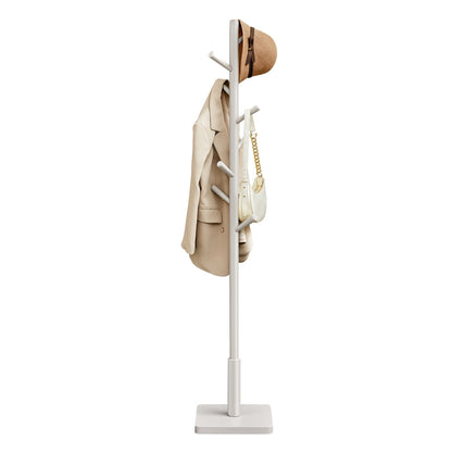 White Coat Stand with 8 Hooks - image 12