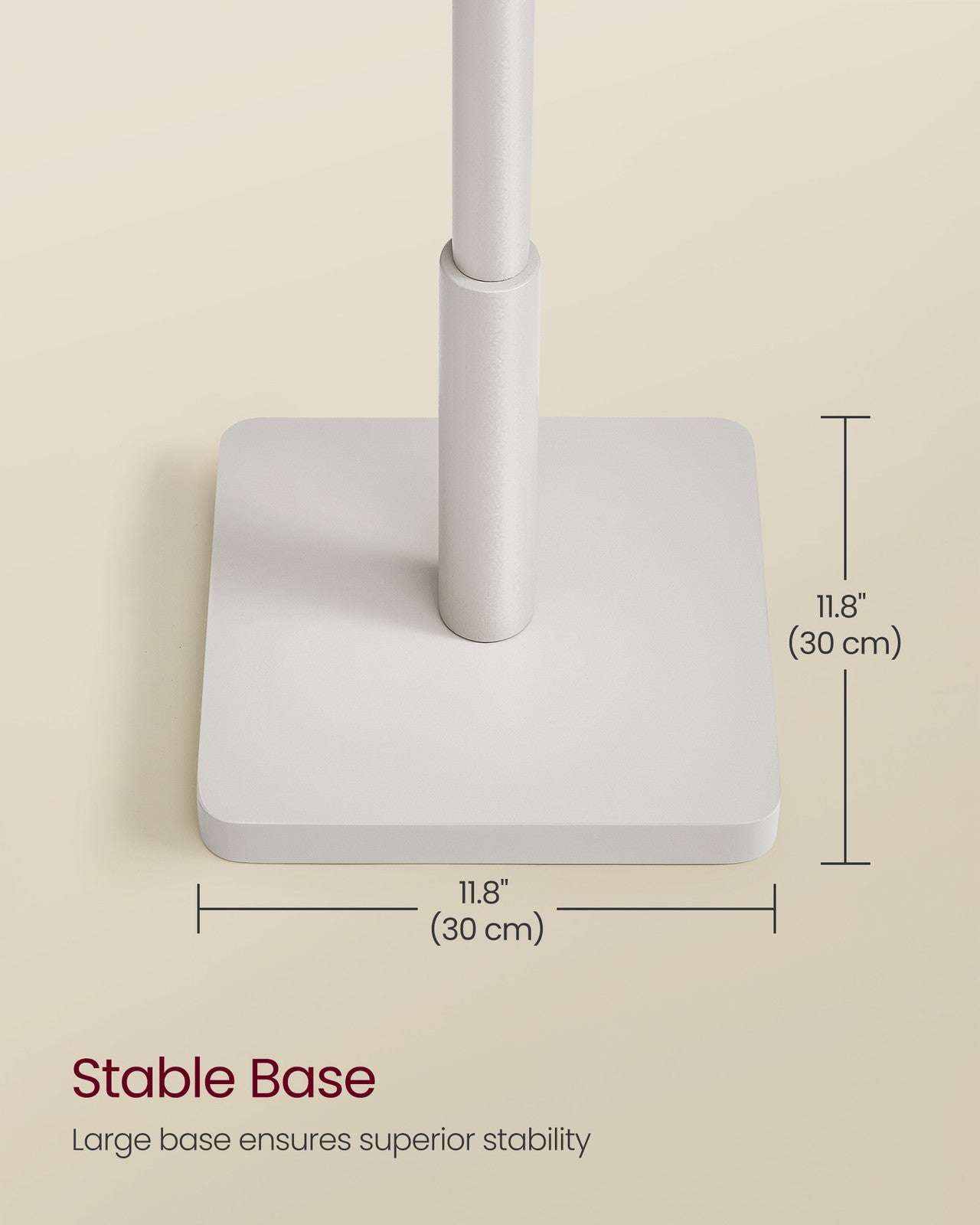 White Coat Stand with 8 Hooks - image 16