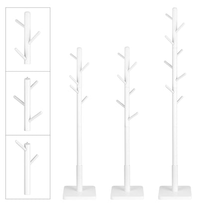 White Coat Stand with 8 Hooks - image 10