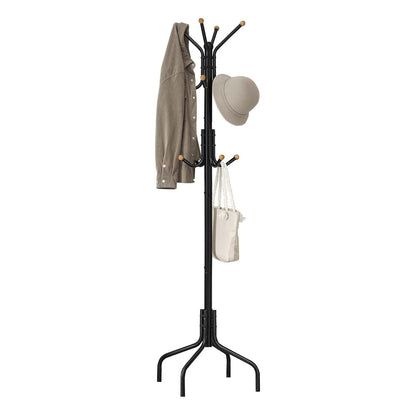 Coat Stand, Metal Coat Rack with 12 Hooks - image 1