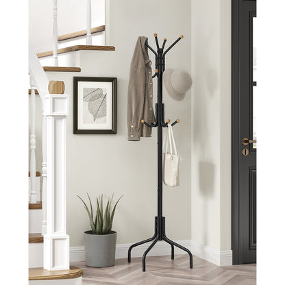 Coat Stand, Metal Coat Rack with 12 Hooks - image 4