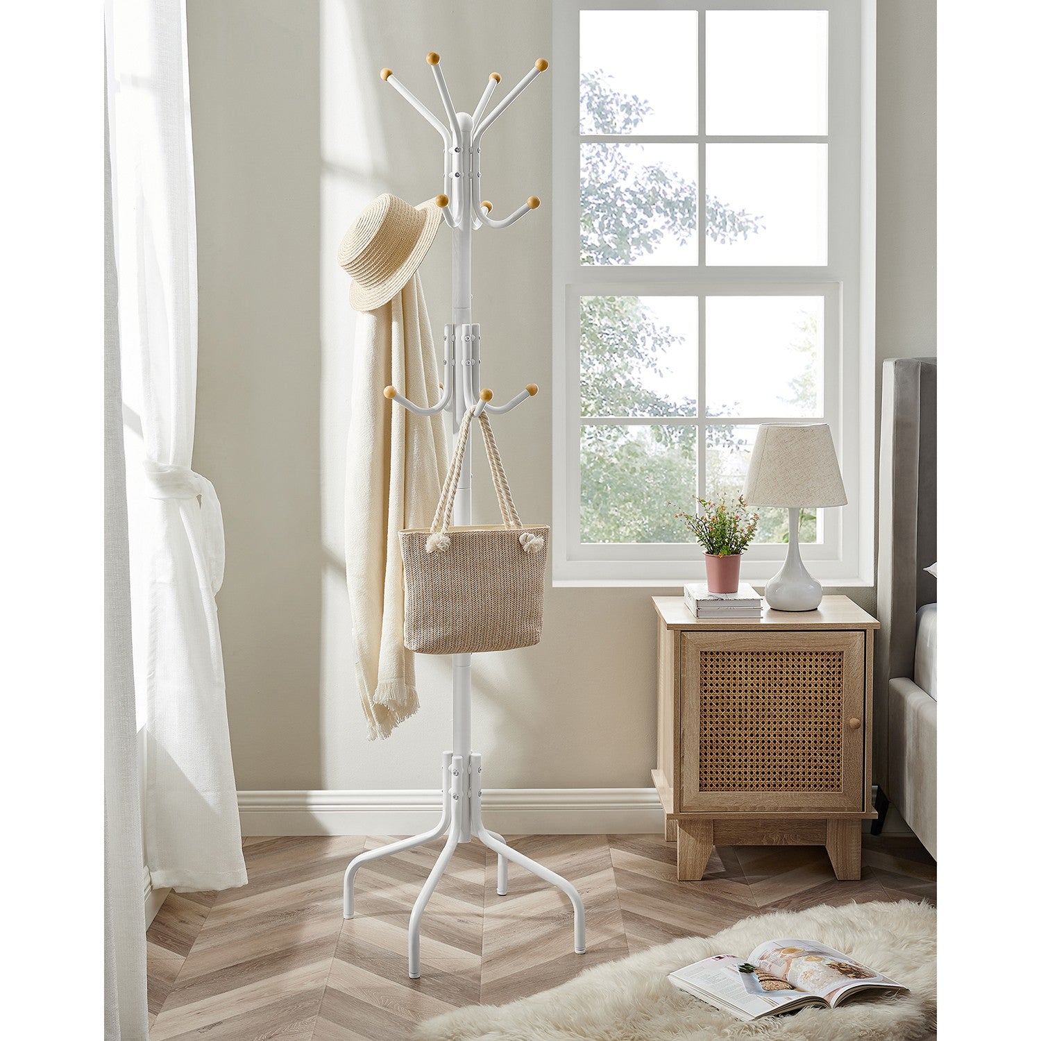 Coat Stand, Metal Coat Rack with 12 Hooks - image 17