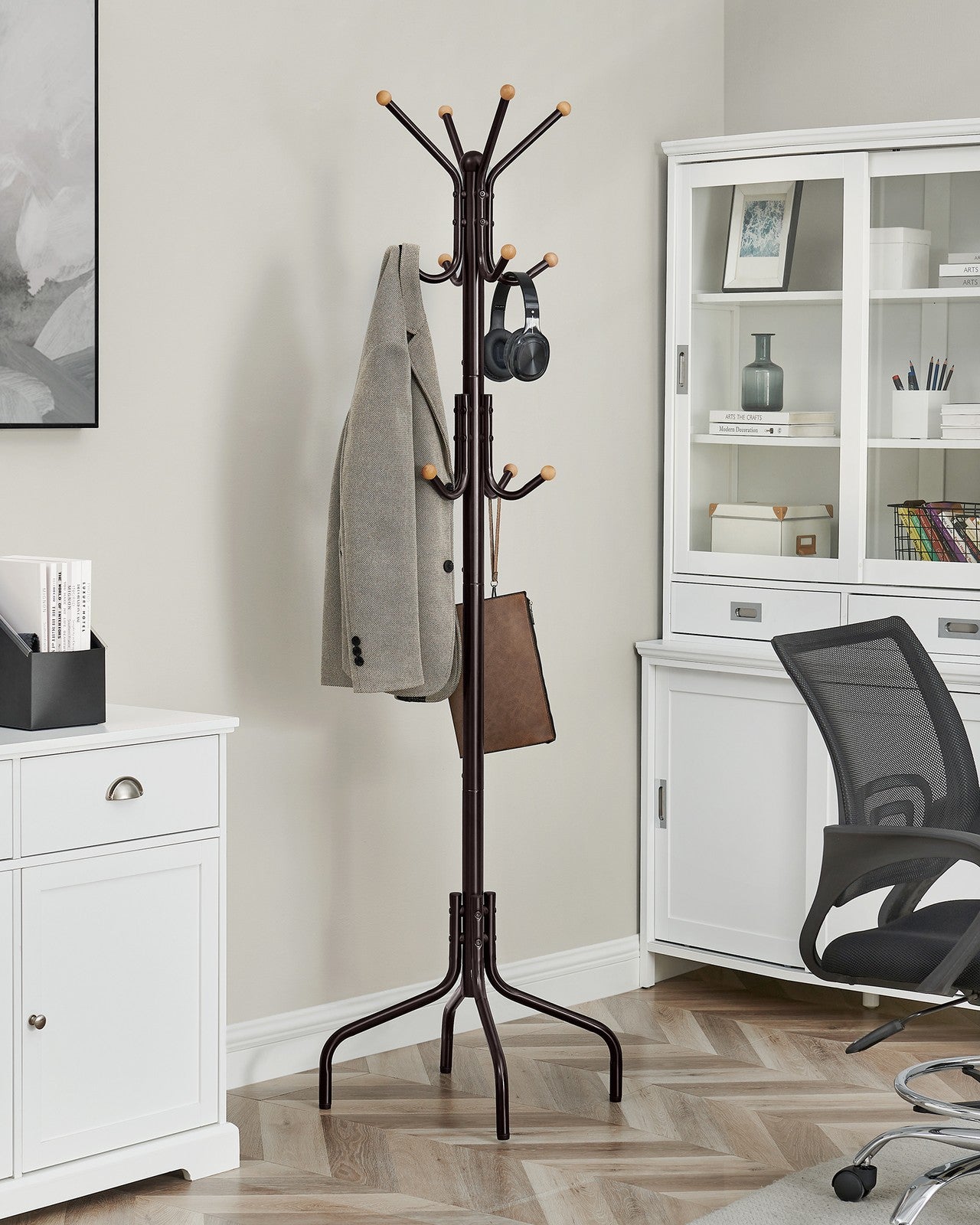 Coat Stand, Metal Coat Rack with 12 Hooks - image 26