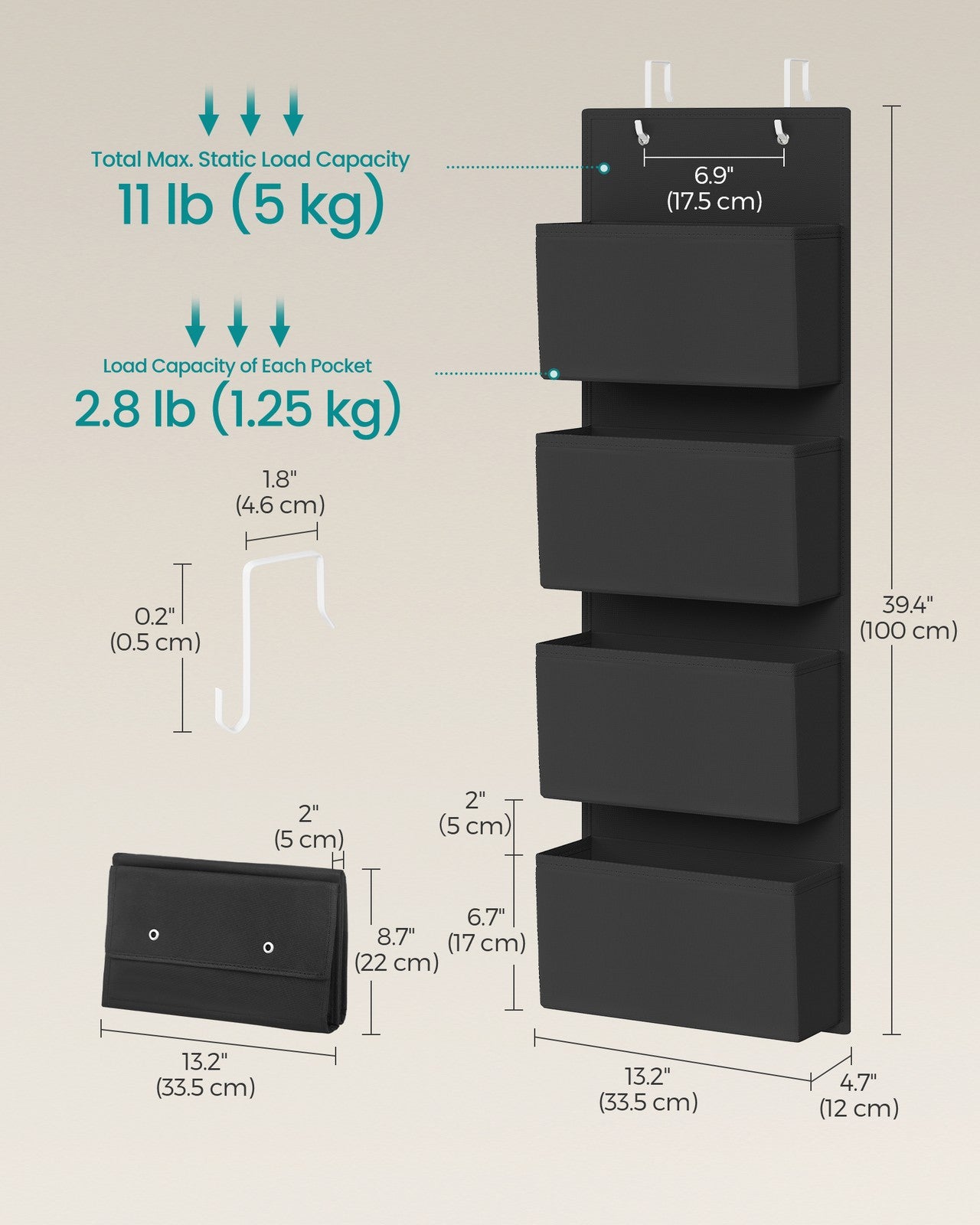 Over-Door Storage Organiser - image 15