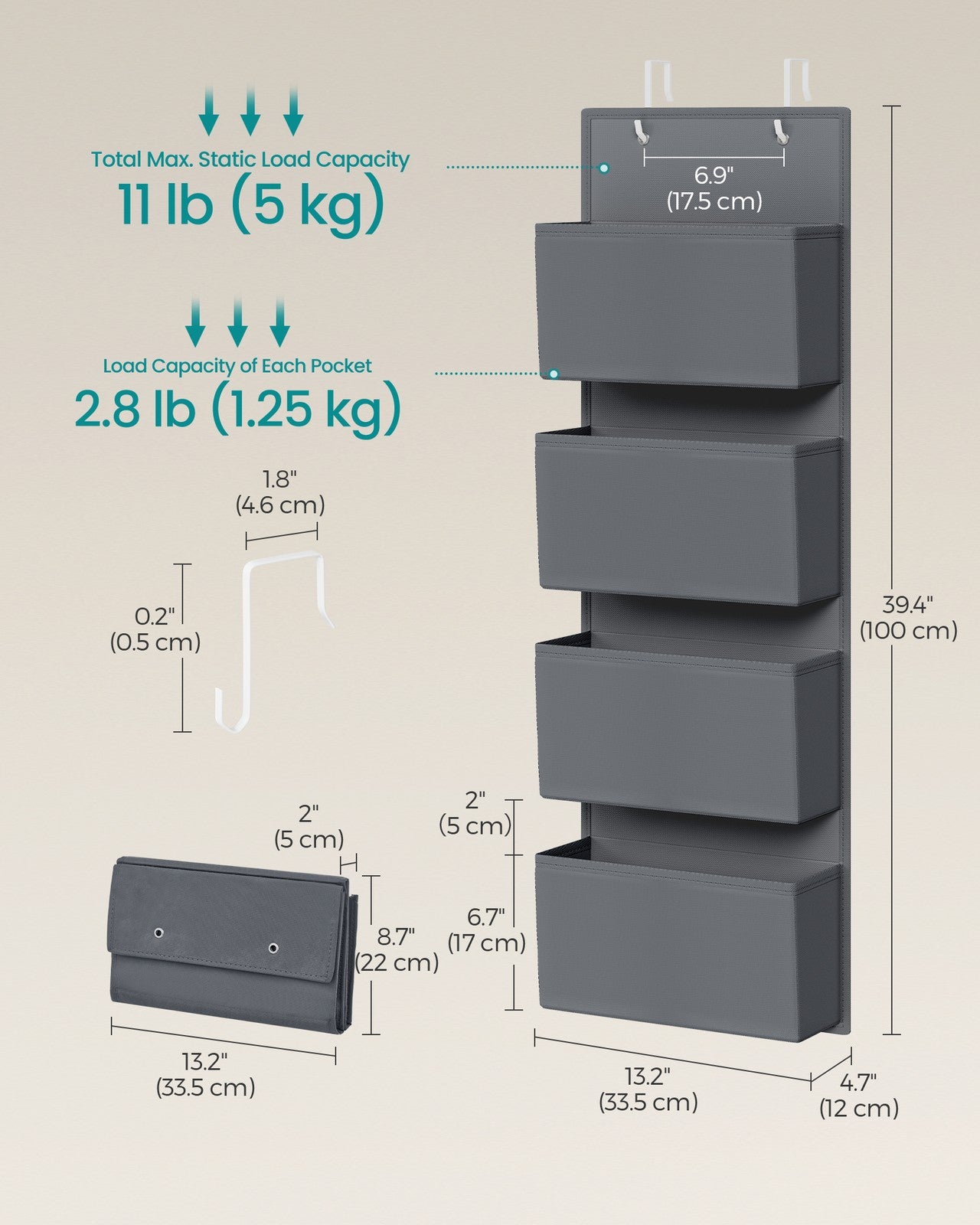 Over-Door Storage Organiser - image 23