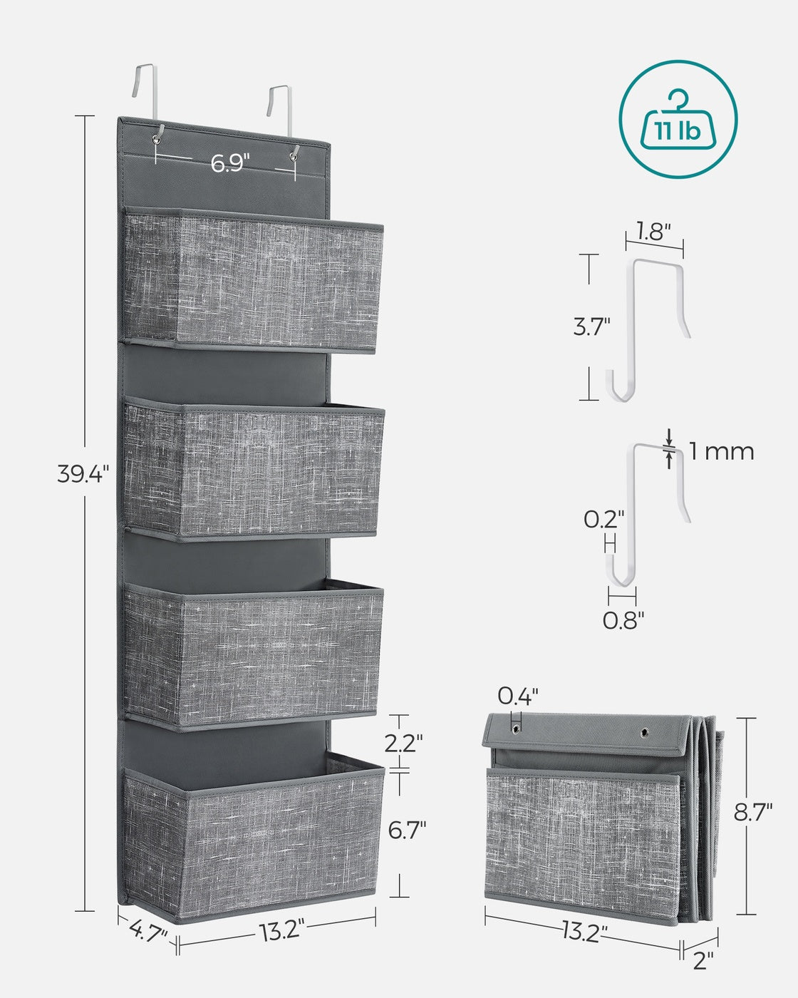 Over-Door Storage Organiser - image 47