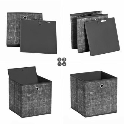 Set of 6 Non-Woven Fabric Box with Handle - image 37