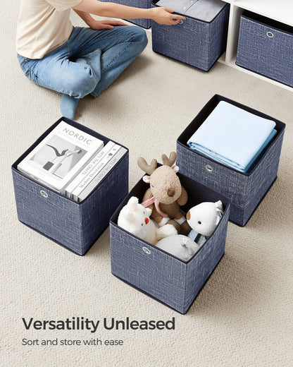 Set of 6 Non-Woven Fabric Box with Handle - image 17