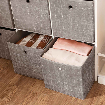 Set of 6 Non-Woven Fabric Box with Handle - image 28