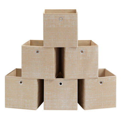 Set of 6 Non-Woven Fabric Box with Handle - image 1