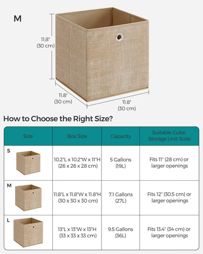 Set of 6 Non-Woven Fabric Box with Handle - image 6